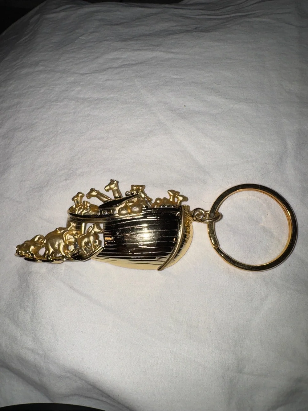 Noah’s Ark Scene Keychain by American Jewelry Chain Co. (AJC).